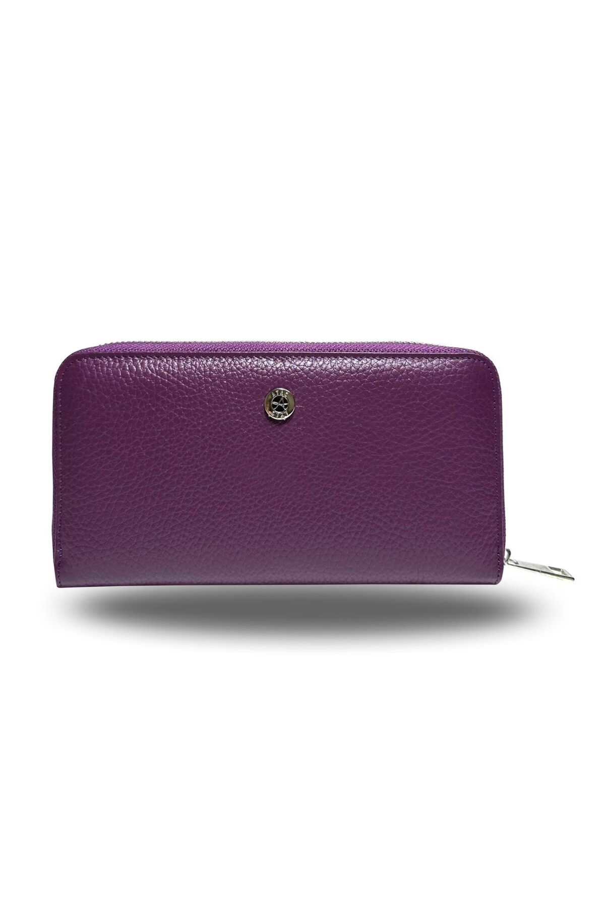 Lone Hakiki Deri Lüx Kadın Cüzdan - Mor
