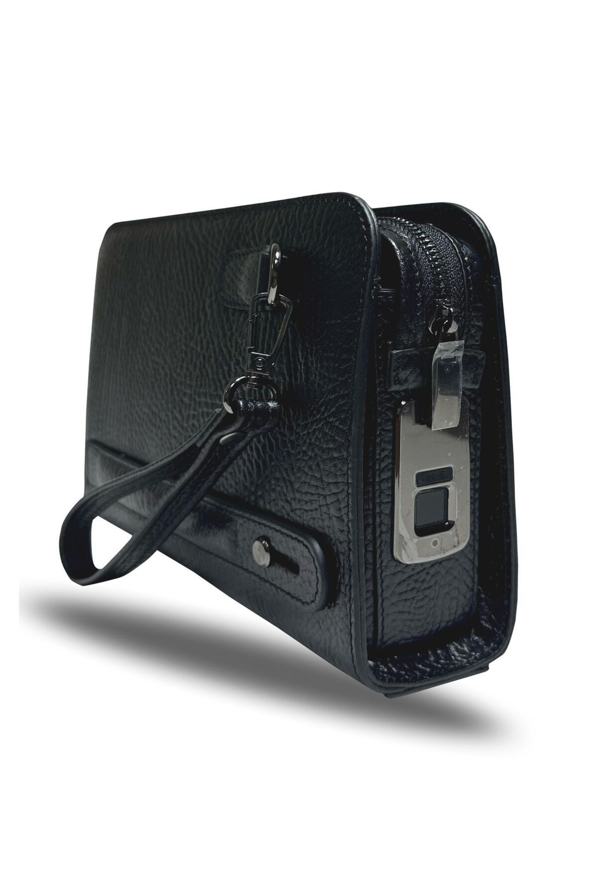 Nous – Parmak İzi Okuyuculu Hakiki Deri El Çantası -Tony