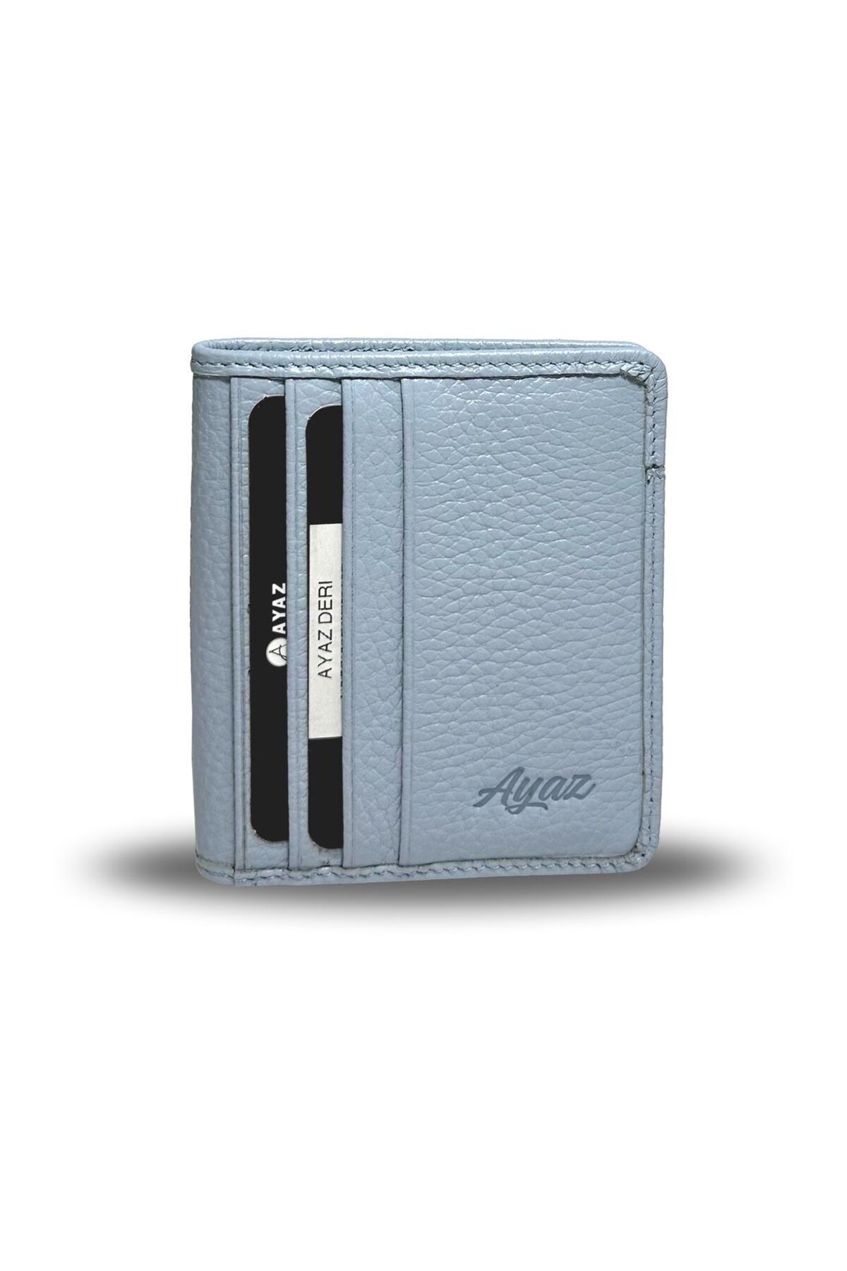 Arsen Minimal Hakiki Deri Cüzdan - Turkuaz